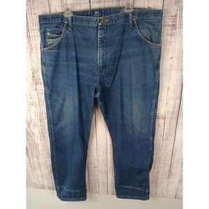 Wrangler 47MWZ Jeans 42 X 30 Blue Premium Performance Regular Fit